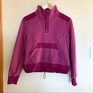Lululemon Quarter Button Up Pull Over Fleece Iviva
